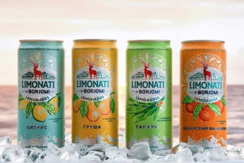 波尔若米柠檬水系列（天然果汁气泡水）